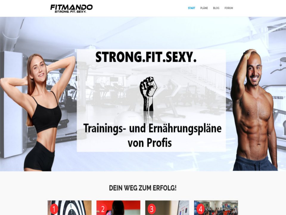 Platform with training and nutrition plans